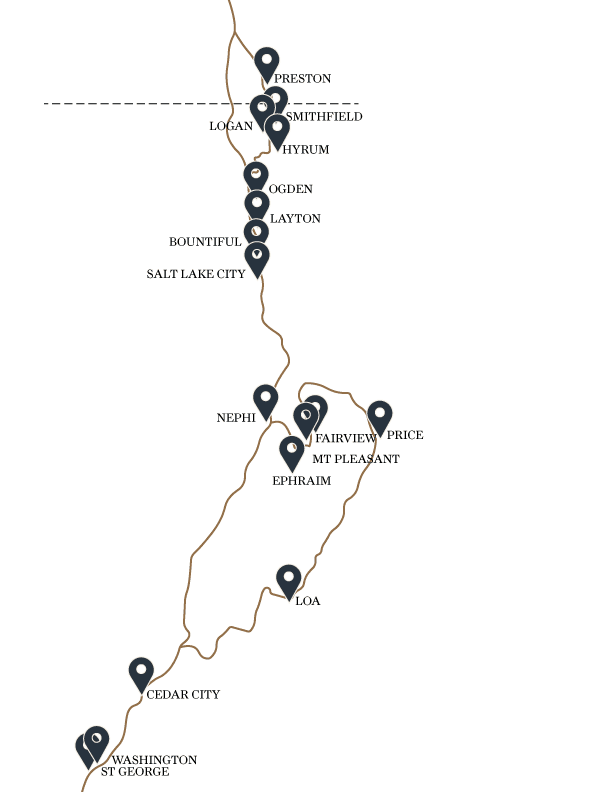 Branch Locations Map